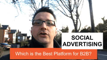 Which Social Advertising platform is best for B2B?