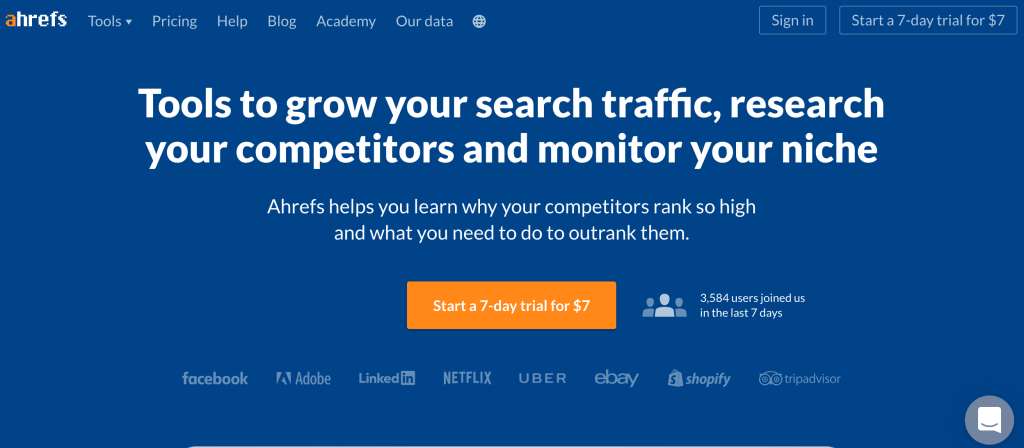 ahrefs tool