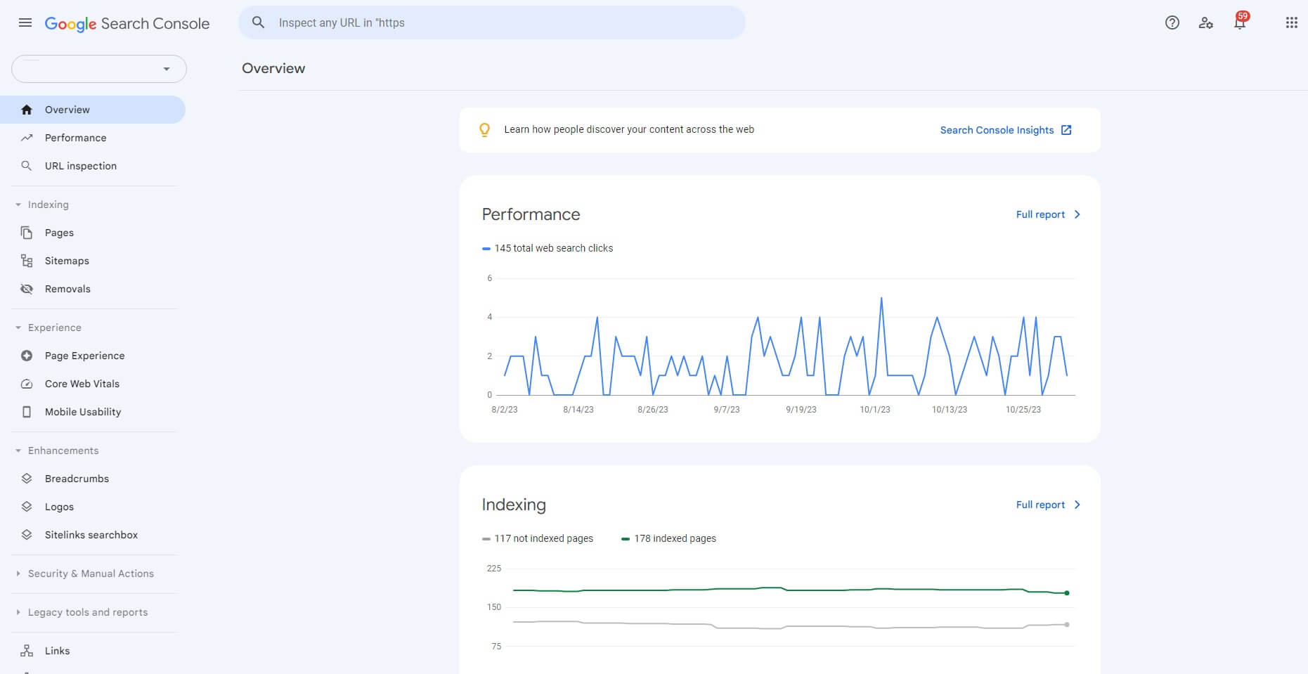 google search console